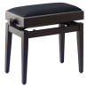 banquette piano avec coffre PB55RWM VBK (couleur bois de rose, dessus velours noir)