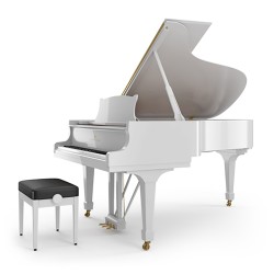 Steinway & Sons  Modèle B-211 blanc brillant