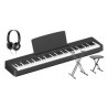 Piano numérique YAMAHA P145B en version pack avec ses accessoires