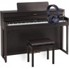 Piano numérique Roland HP704 en version pack avec banquette et casque